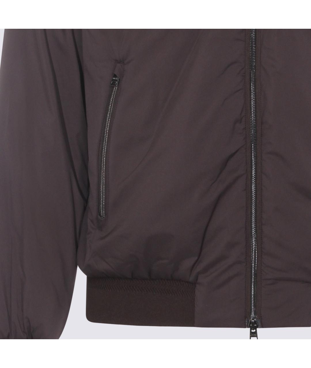 HERNO Коричневая полиамидовая куртка, фото 3