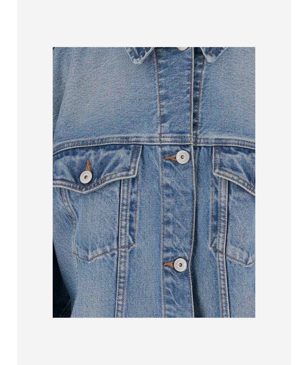 JACQUEMUS Синяя хлопковая куртка, фото 3