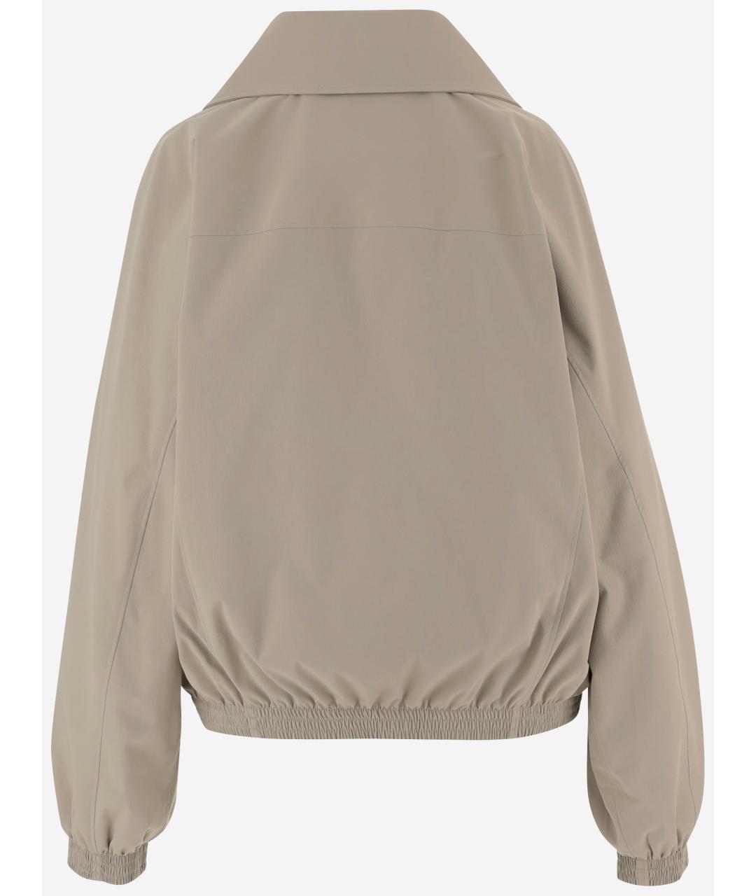 BALENCIAGA Бежевая полиэстеровая куртка, фото 2