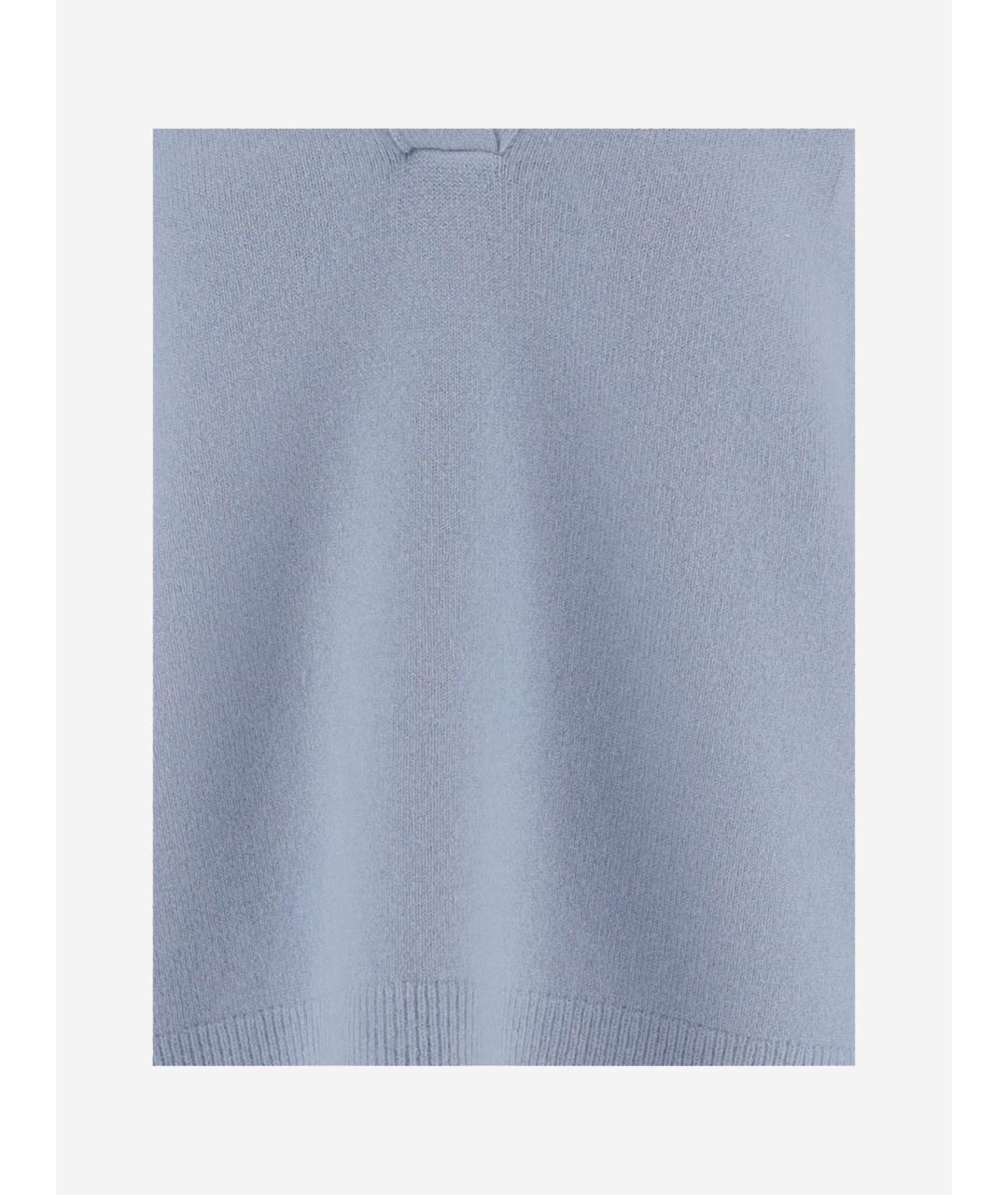 VINCE Голубой кашемировый джемпер / свитер, фото 3