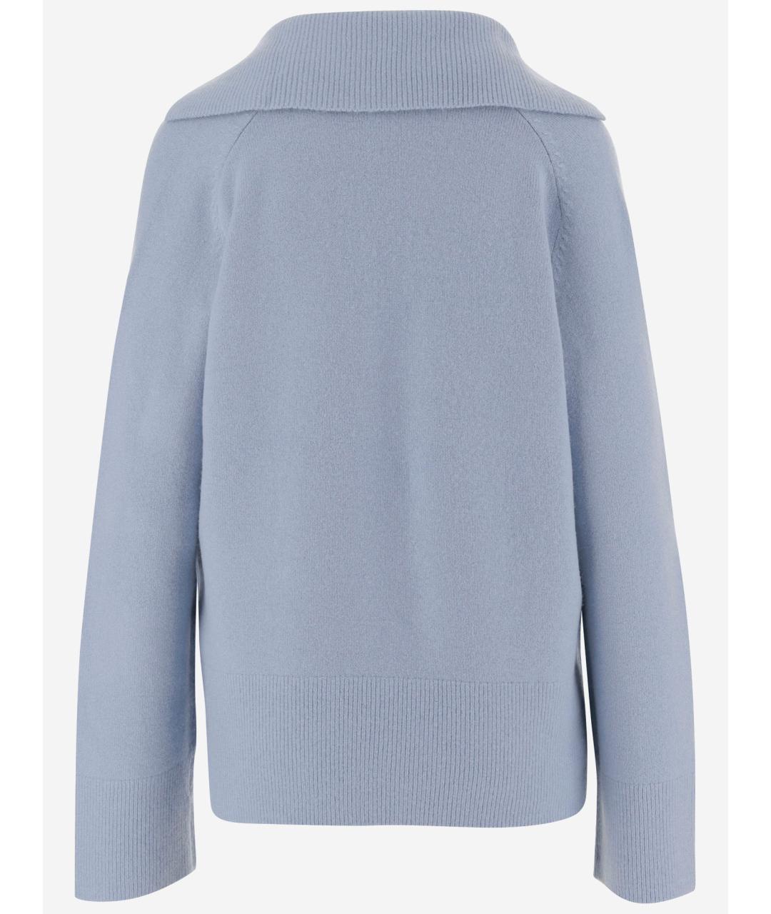 VINCE Голубой кашемировый джемпер / свитер, фото 2