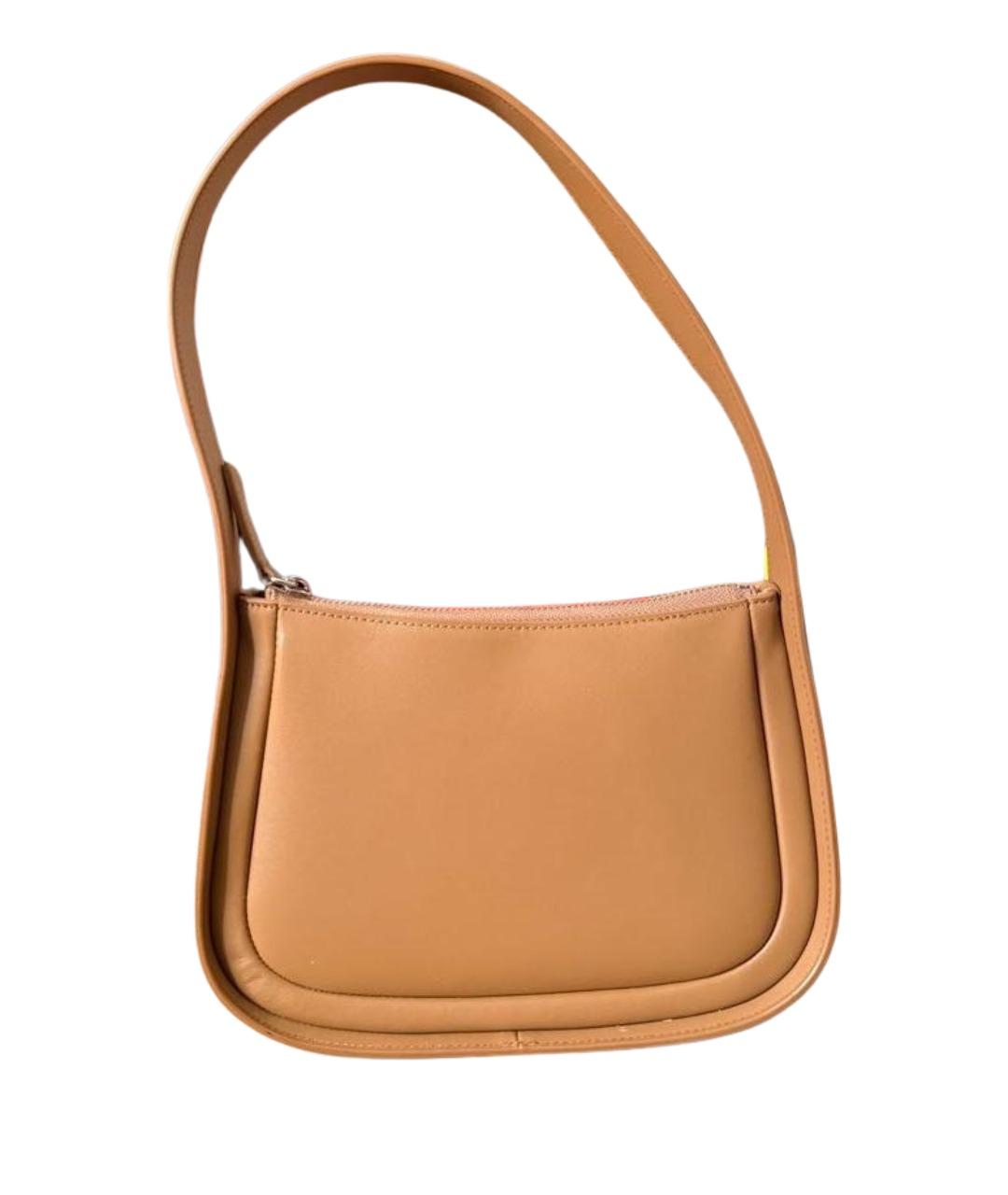 12 STOREEZ Коричневая кожаная сумка с короткими ручками, фото 1