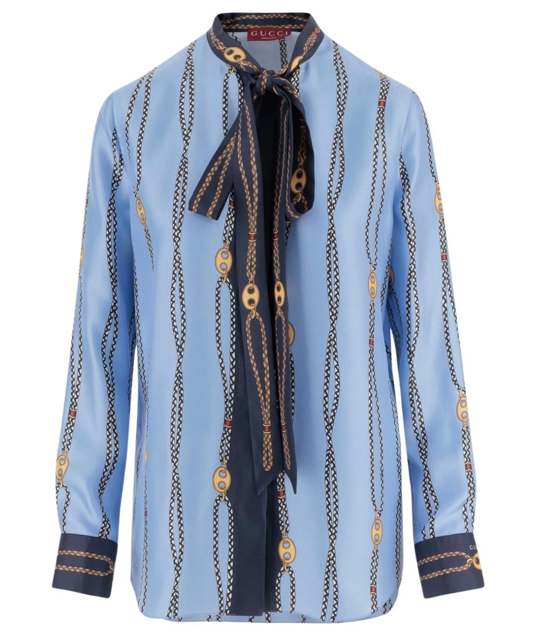 GUCCI Синяя рубашка, фото 1