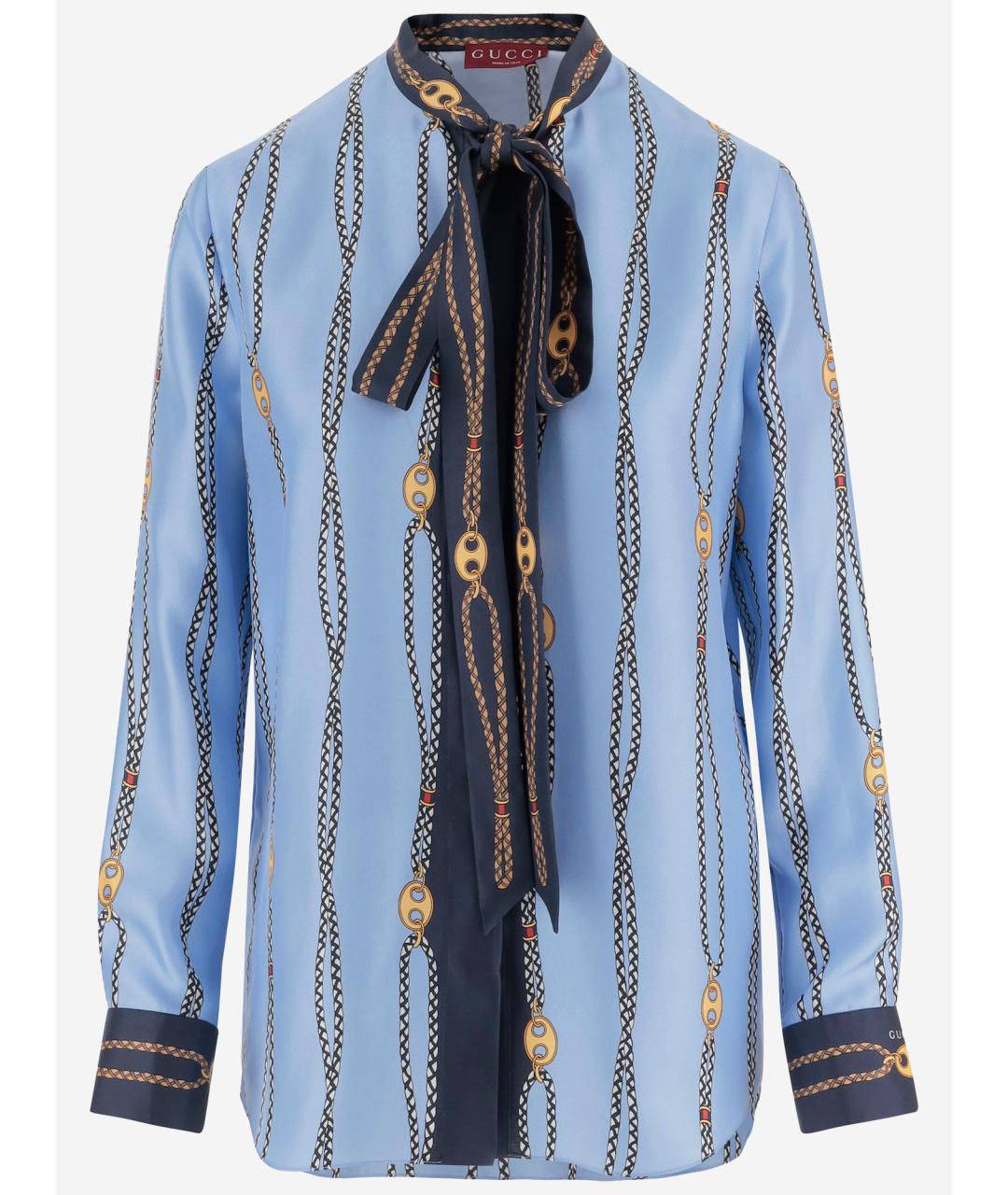 GUCCI Синяя рубашка, фото 4