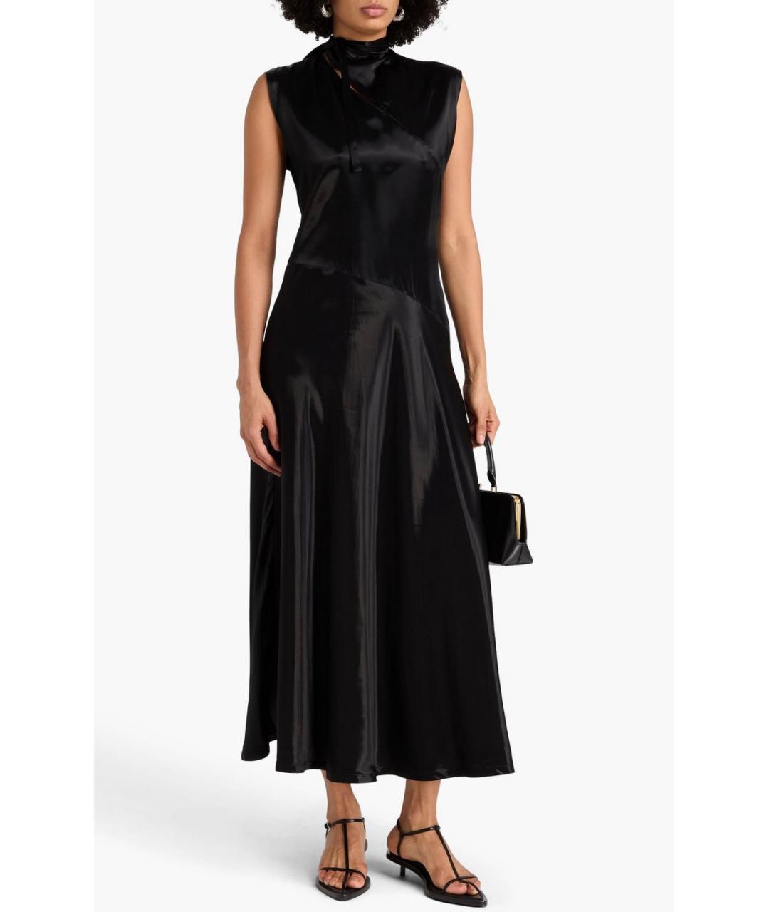 JIL SANDER Черное коктейльное платье, фото 2