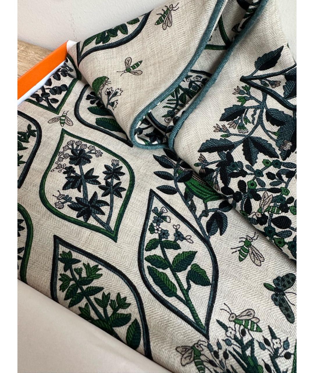 HERMES Мульти кашемировый платок, фото 4