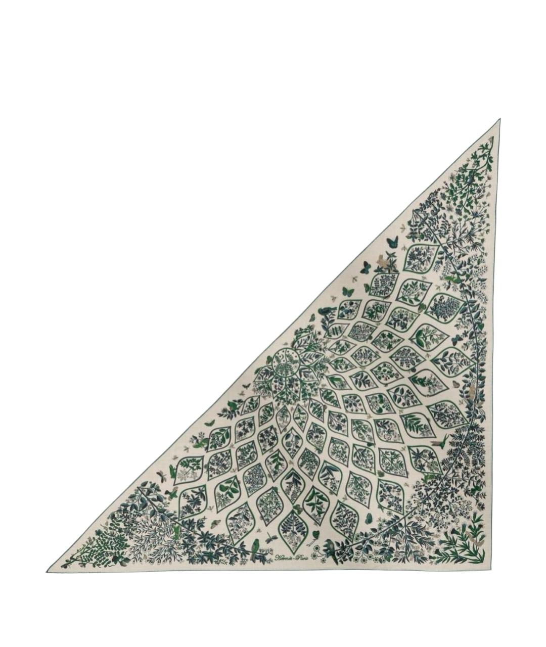 HERMES Мульти кашемировый платок, фото 1