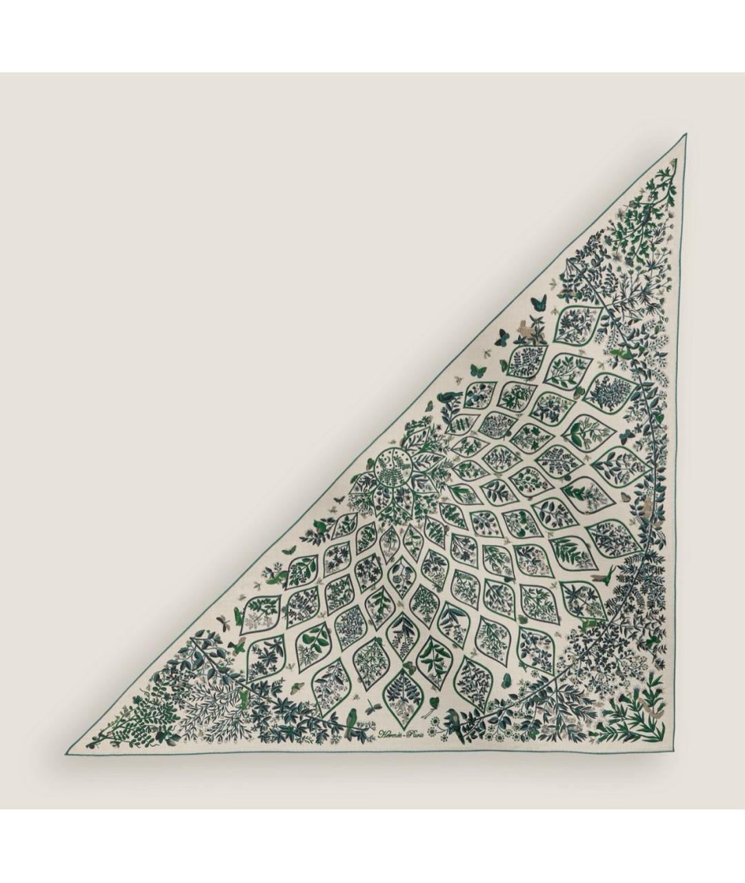 HERMES Мульти кашемировый платок, фото 6