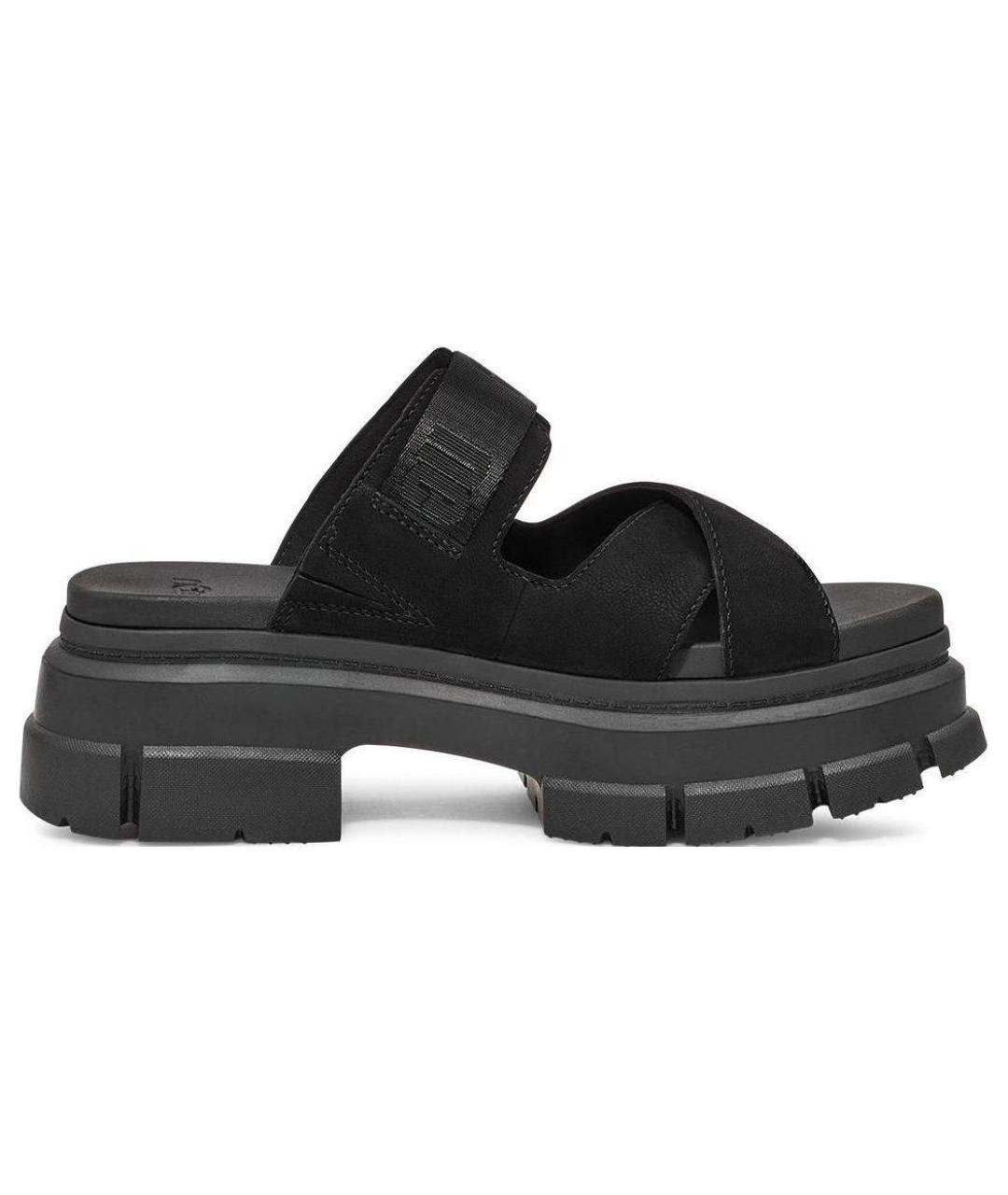 UGG AUSTRALIA Черные сандалии, фото 1