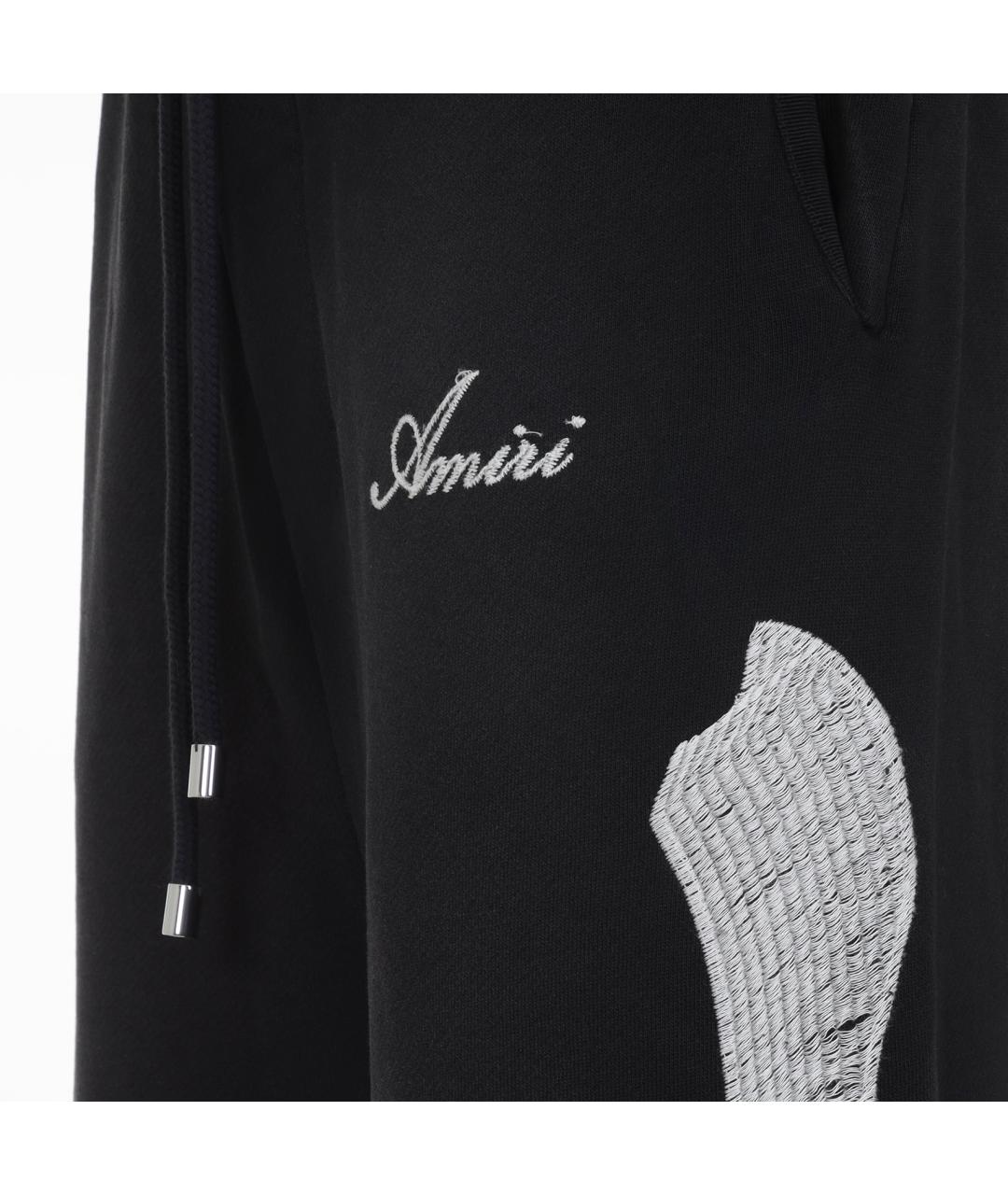 AMIRI Черные хлопковые повседневные брюки, фото 5