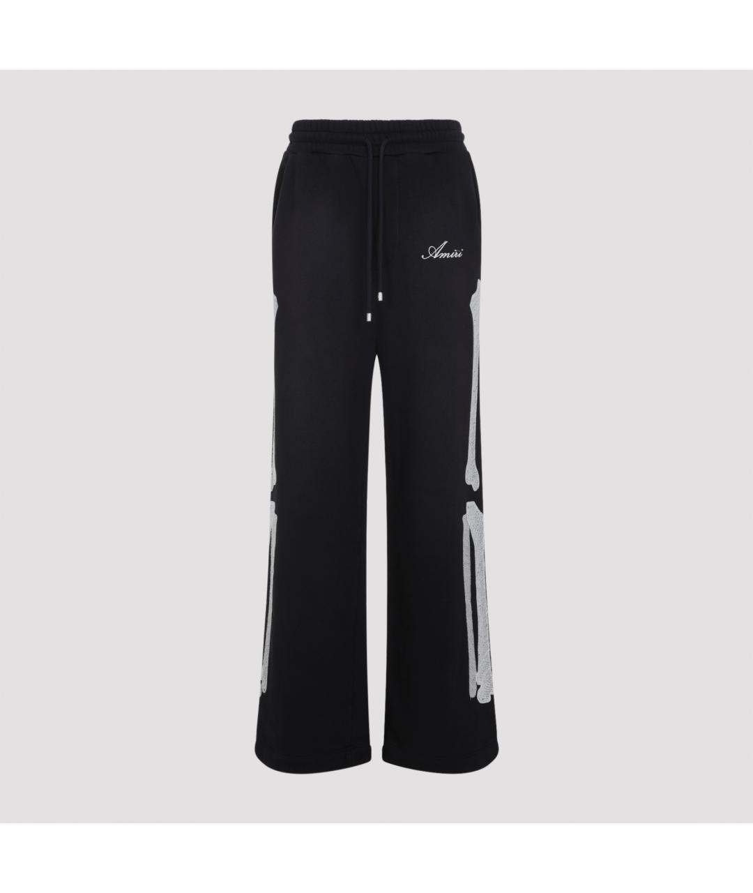 AMIRI Черные хлопковые повседневные брюки, фото 2