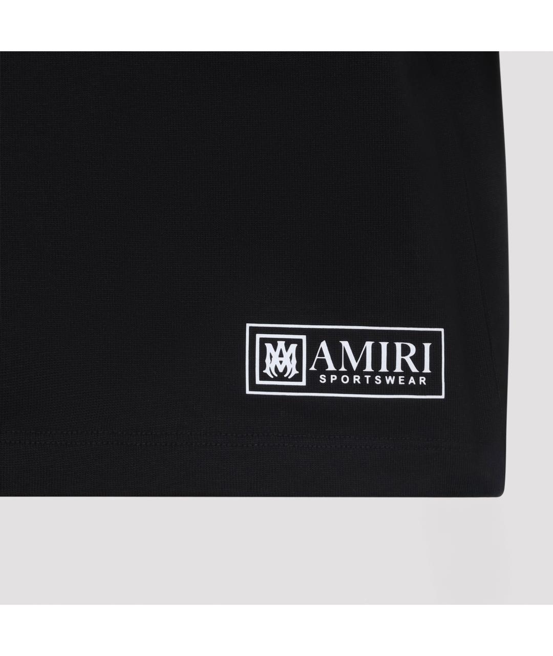 AMIRI Черная хлопковая футболка, фото 3