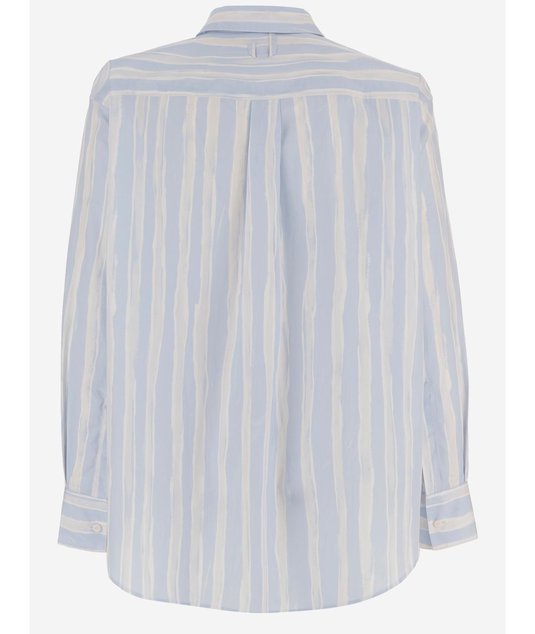 JACQUEMUS Голубая хлопковая кэжуал рубашка, фото 2