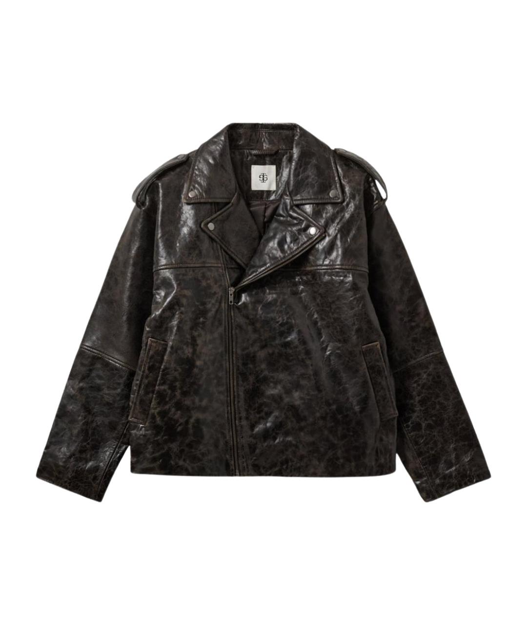 THE GARMENT Коричневая кожаная куртка, фото 1