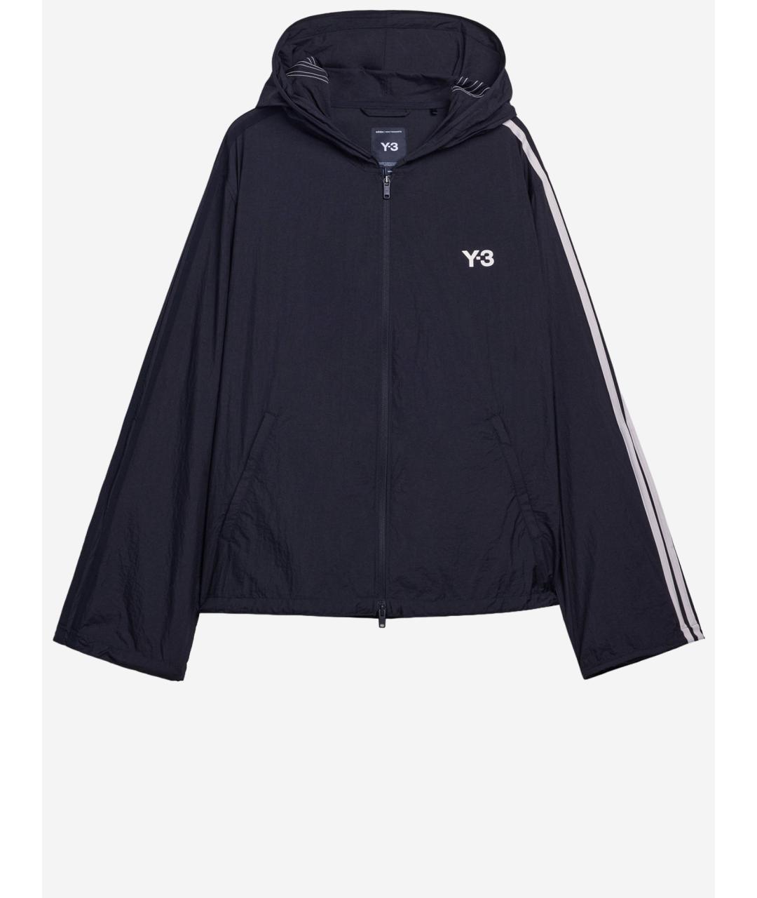 Y-3 Черная полиамидовая куртка, фото 4