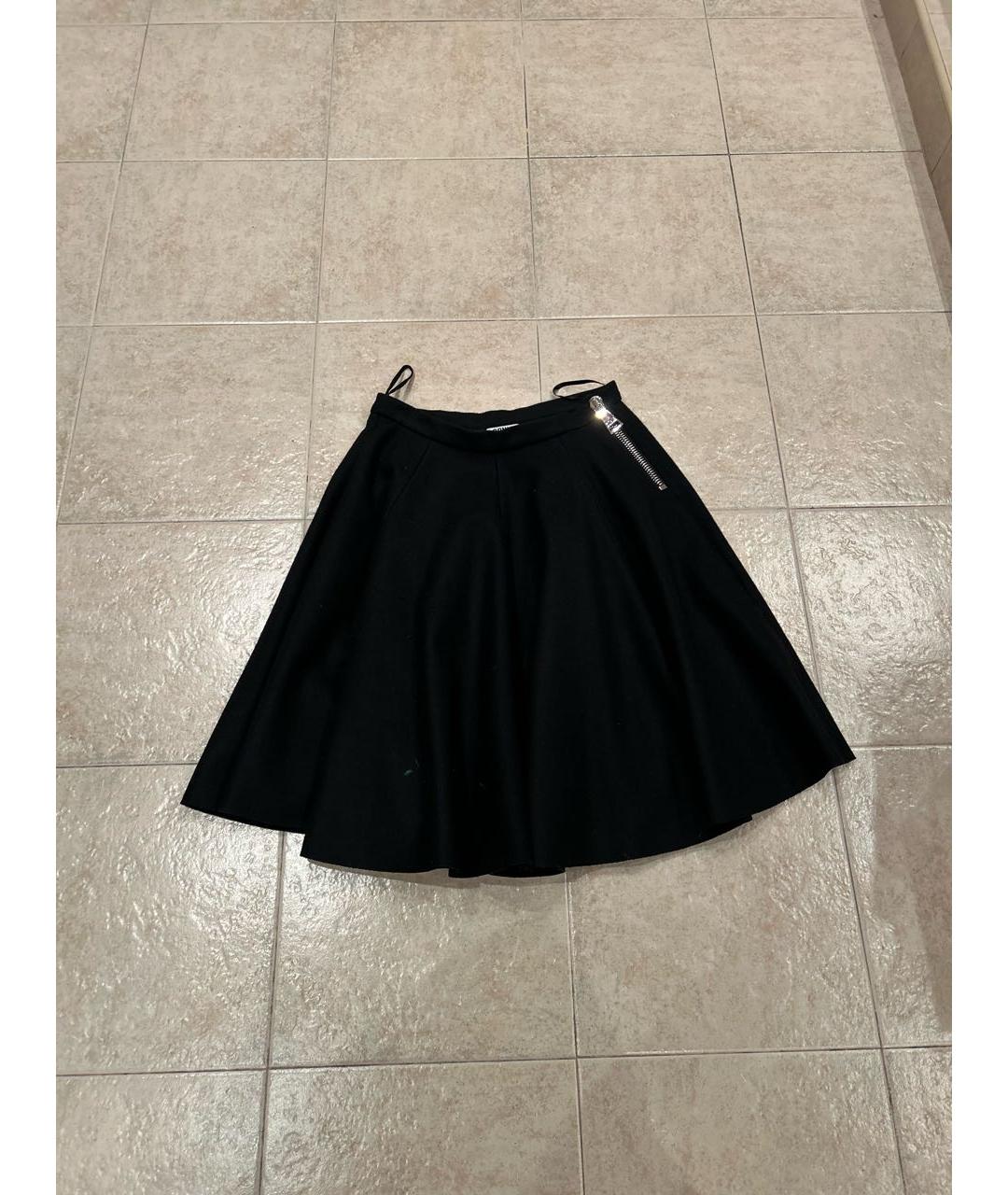 SONIA RYKIEL Черная шерстяная юбка миди, фото 8