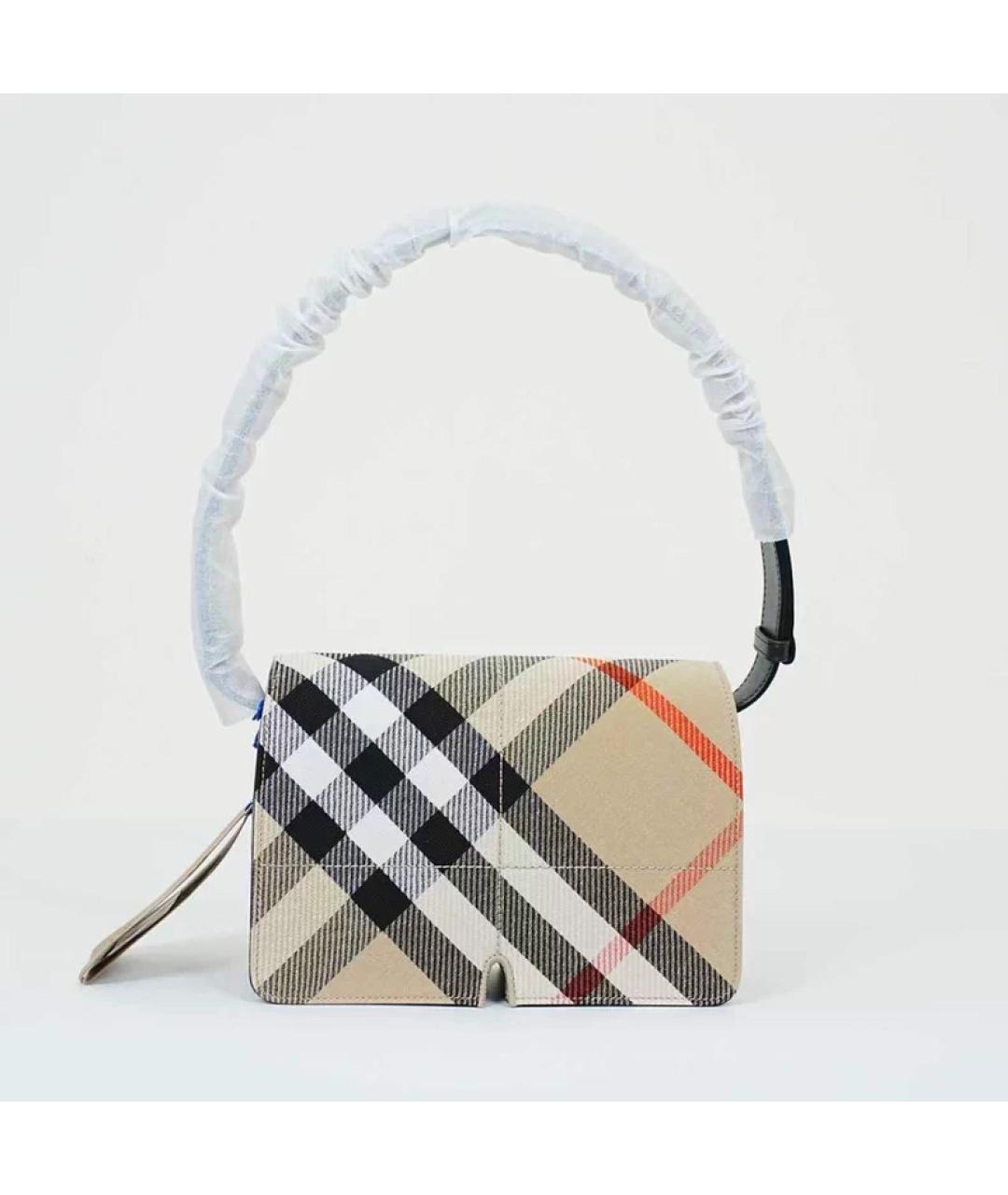 BURBERRY Мульти кожаная сумка с короткими ручками, фото 10
