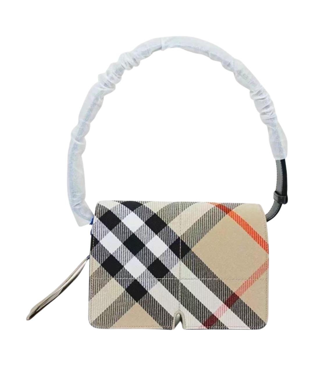 BURBERRY Мульти кожаная сумка с короткими ручками, фото 1