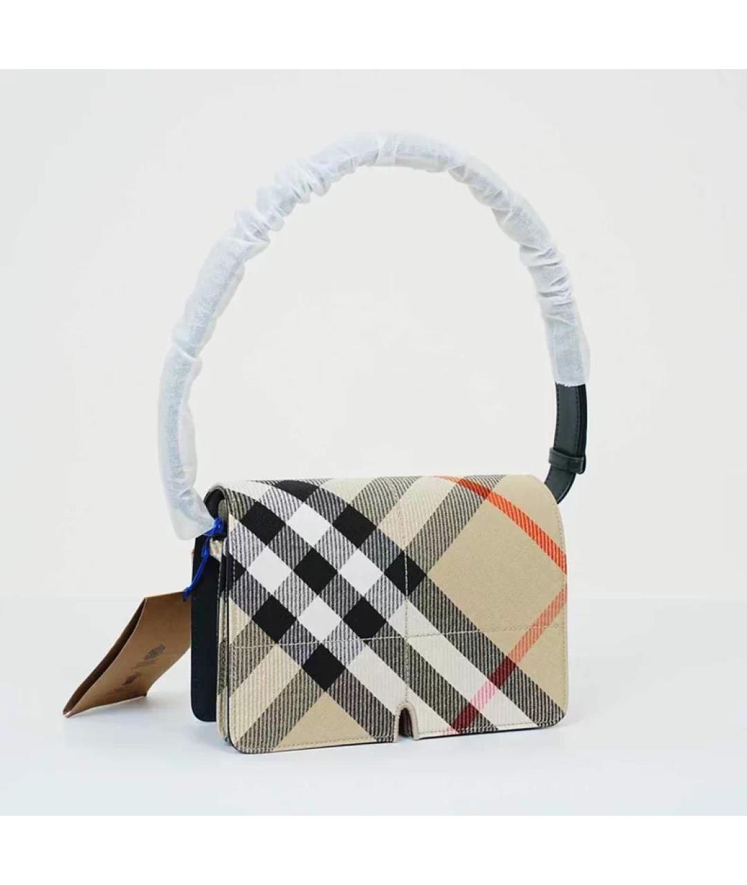 BURBERRY Мульти кожаная сумка с короткими ручками, фото 7