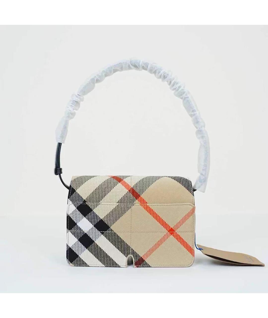 BURBERRY Мульти кожаная сумка с короткими ручками, фото 2