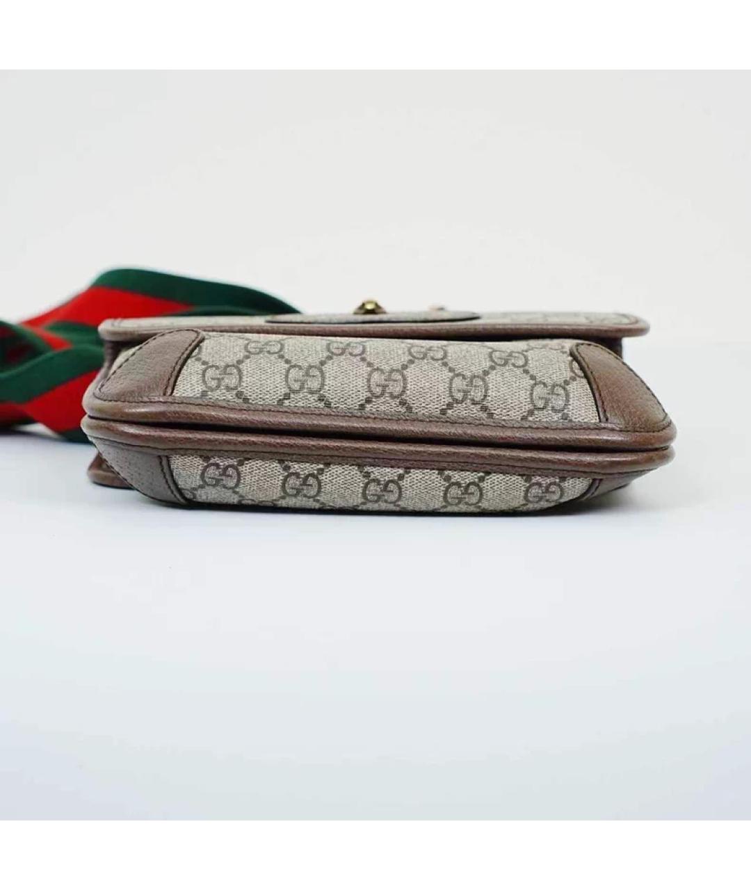 GUCCI Бежевая сумка с короткими ручками, фото 6