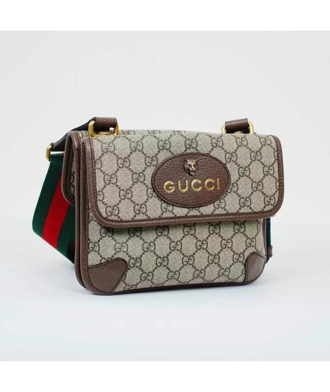 GUCCI Бежевая сумка с короткими ручками, фото 3