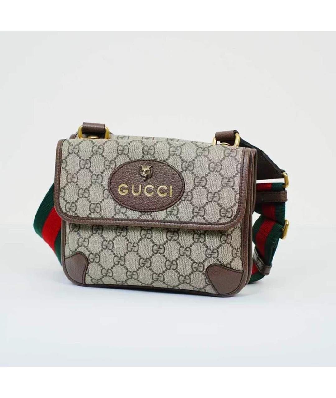 GUCCI Бежевая сумка с короткими ручками, фото 2