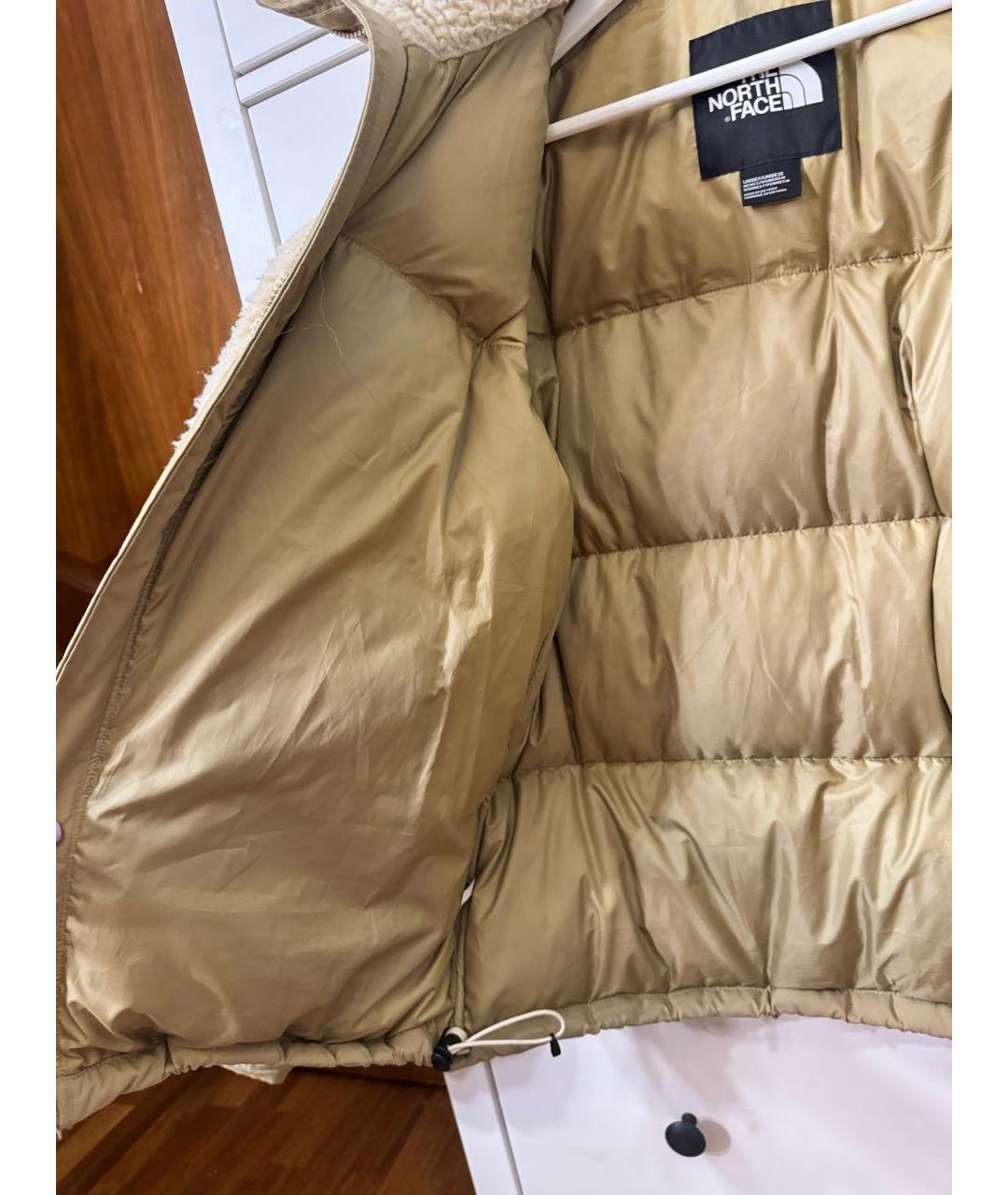 THE NORTH FACE Бежевый пуховик, фото 5