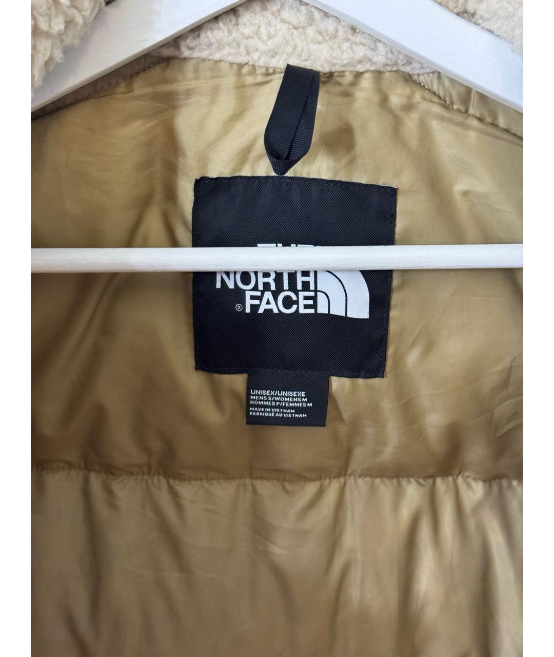 THE NORTH FACE Бежевый пуховик, фото 3