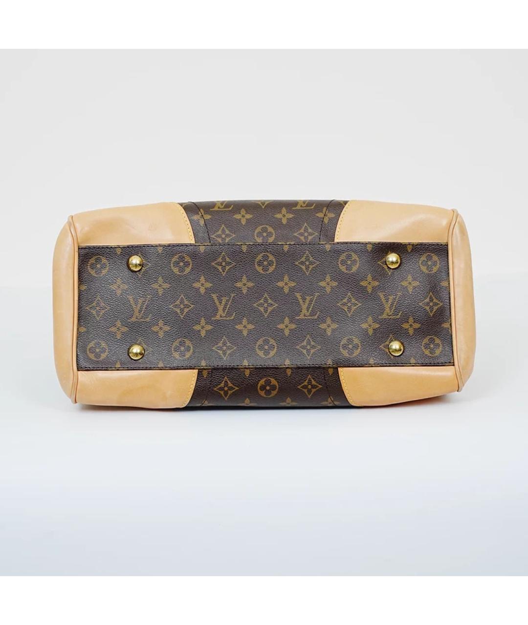 LOUIS VUITTON Коричневая сумка с короткими ручками, фото 7