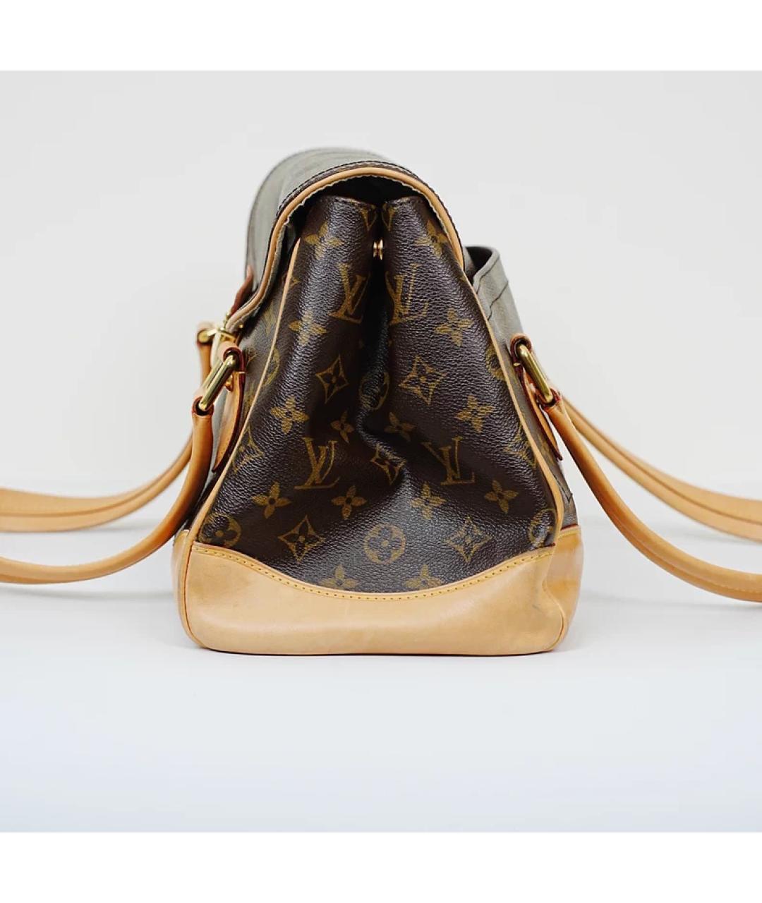 LOUIS VUITTON Коричневая сумка с короткими ручками, фото 4