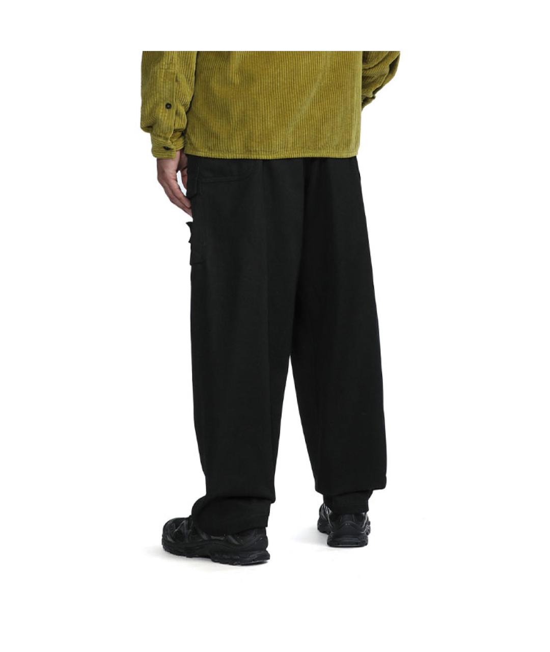 STONE ISLAND Черные повседневные брюки, фото 5