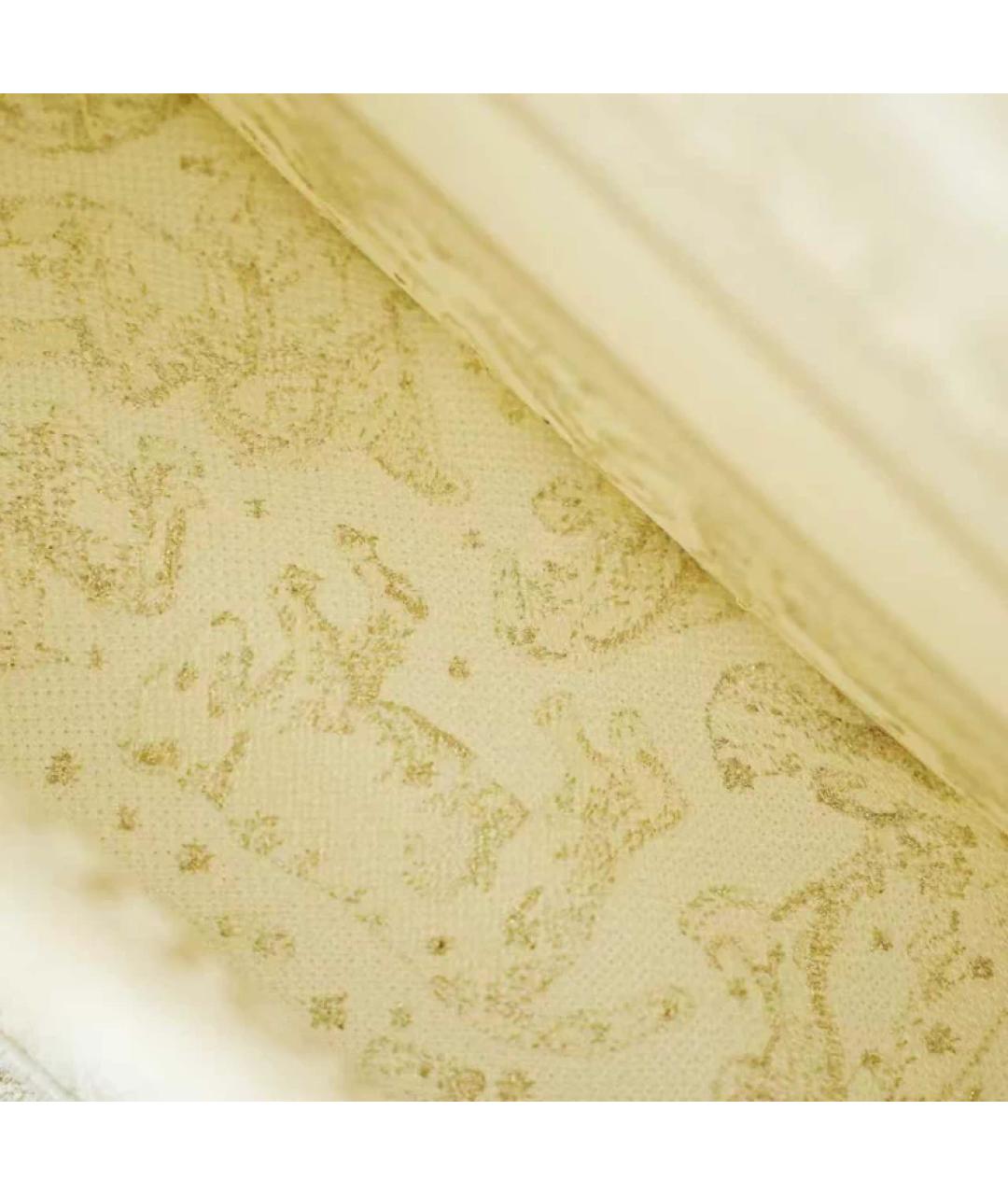 CHRISTIAN DIOR Белая тканевая сумка с короткими ручками, фото 8