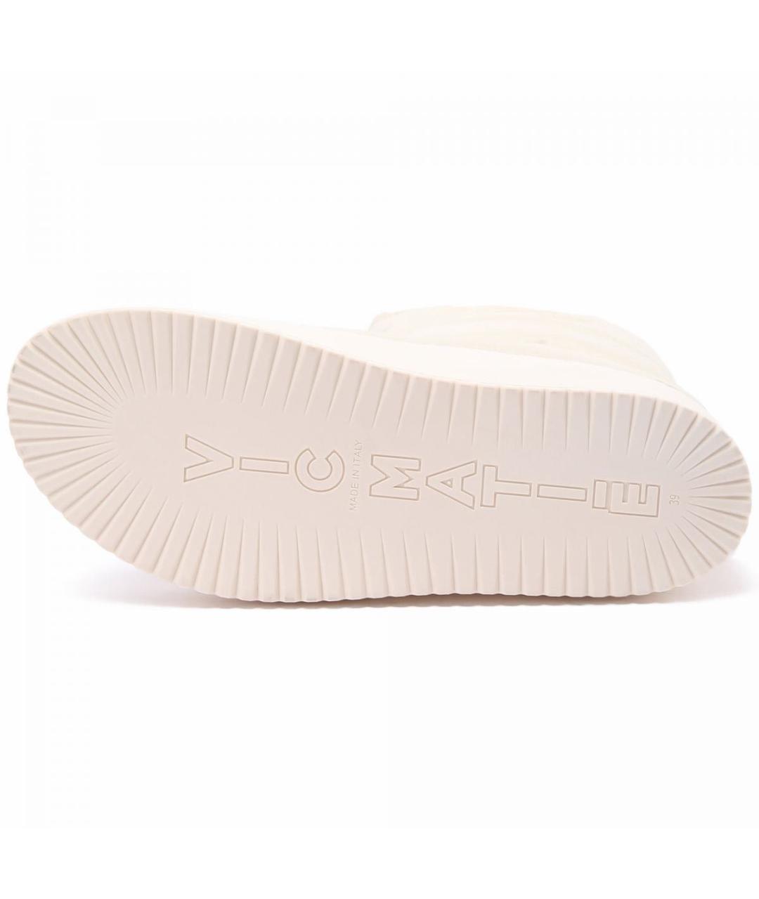 VIC MATIE Бежевые текстильные ботинки, фото 6