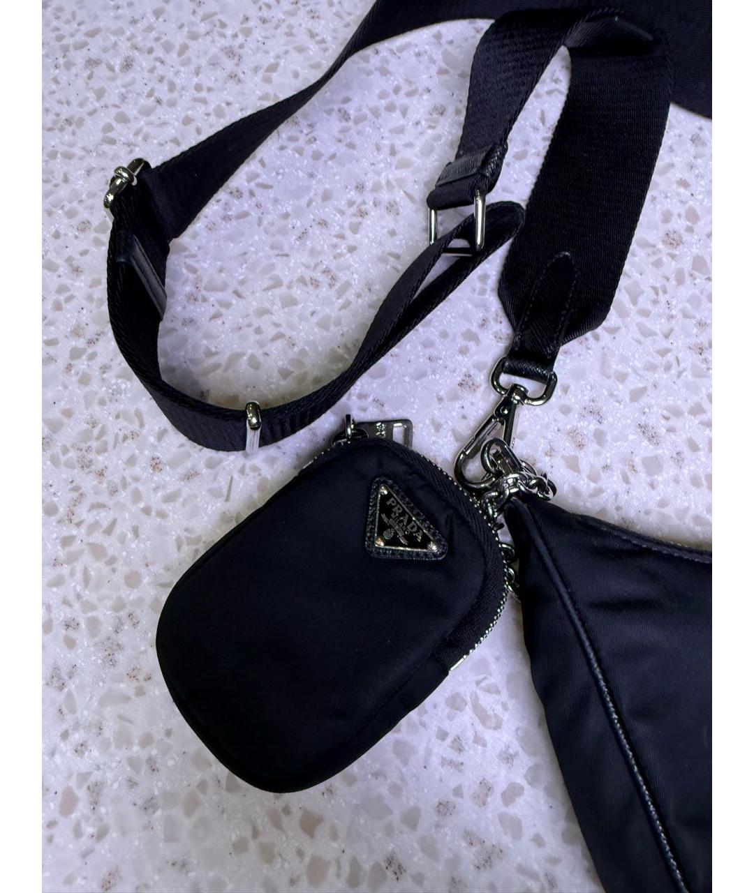 PRADA Черная сумка через плечо, фото 3