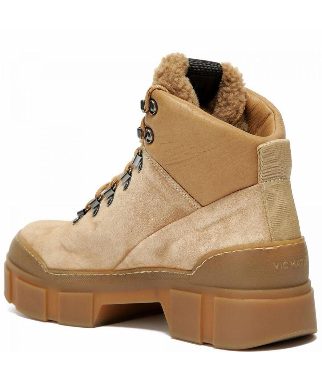 VIC MATIE Коричневые замшевые ботинки, фото 2