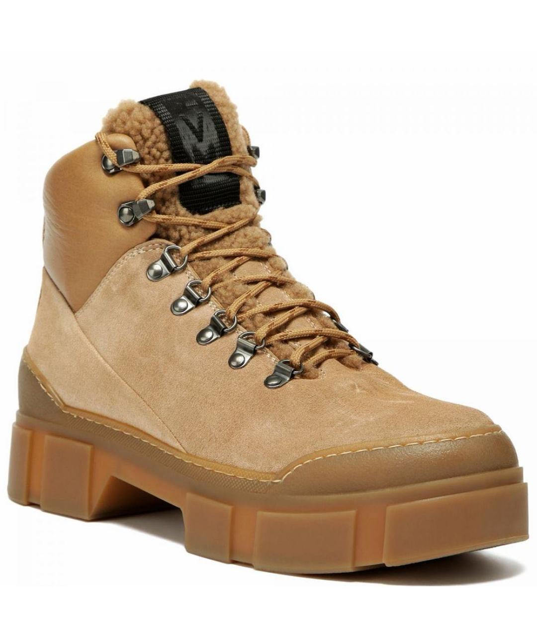 VIC MATIE Коричневые замшевые ботинки, фото 4