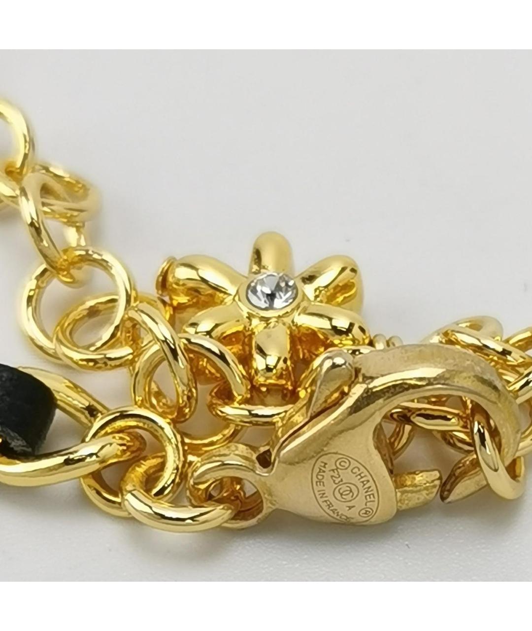 CHANEL Черное металлическое колье, фото 2