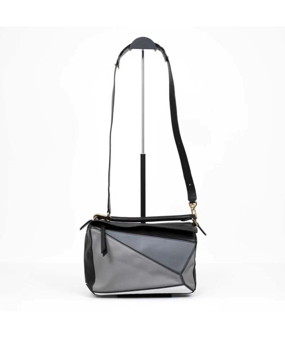 LOEWE Мульти кожаная сумка с короткими ручками, фото 8