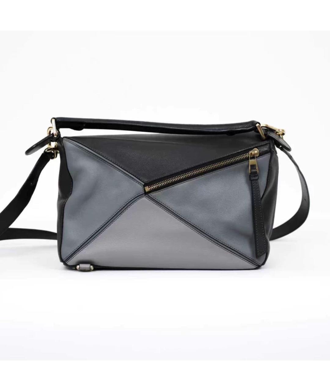 LOEWE Мульти кожаная сумка с короткими ручками, фото 5