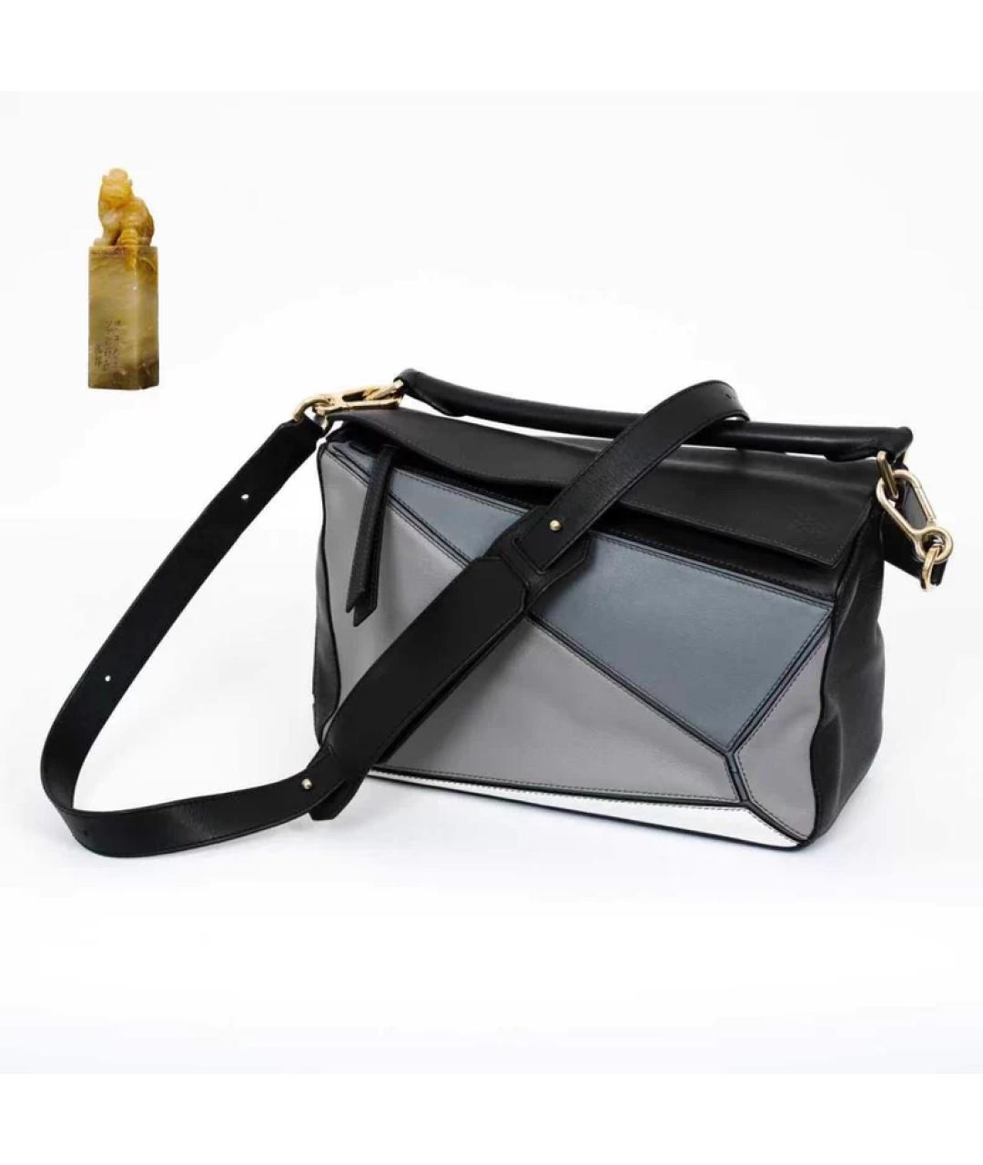 LOEWE Мульти кожаная сумка с короткими ручками, фото 9