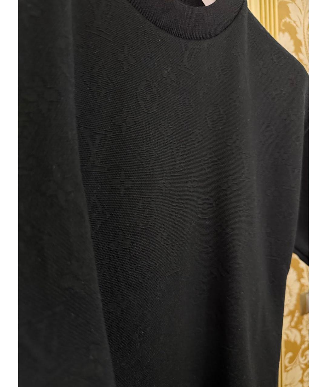 LOUIS VUITTON Черная футболка, фото 4