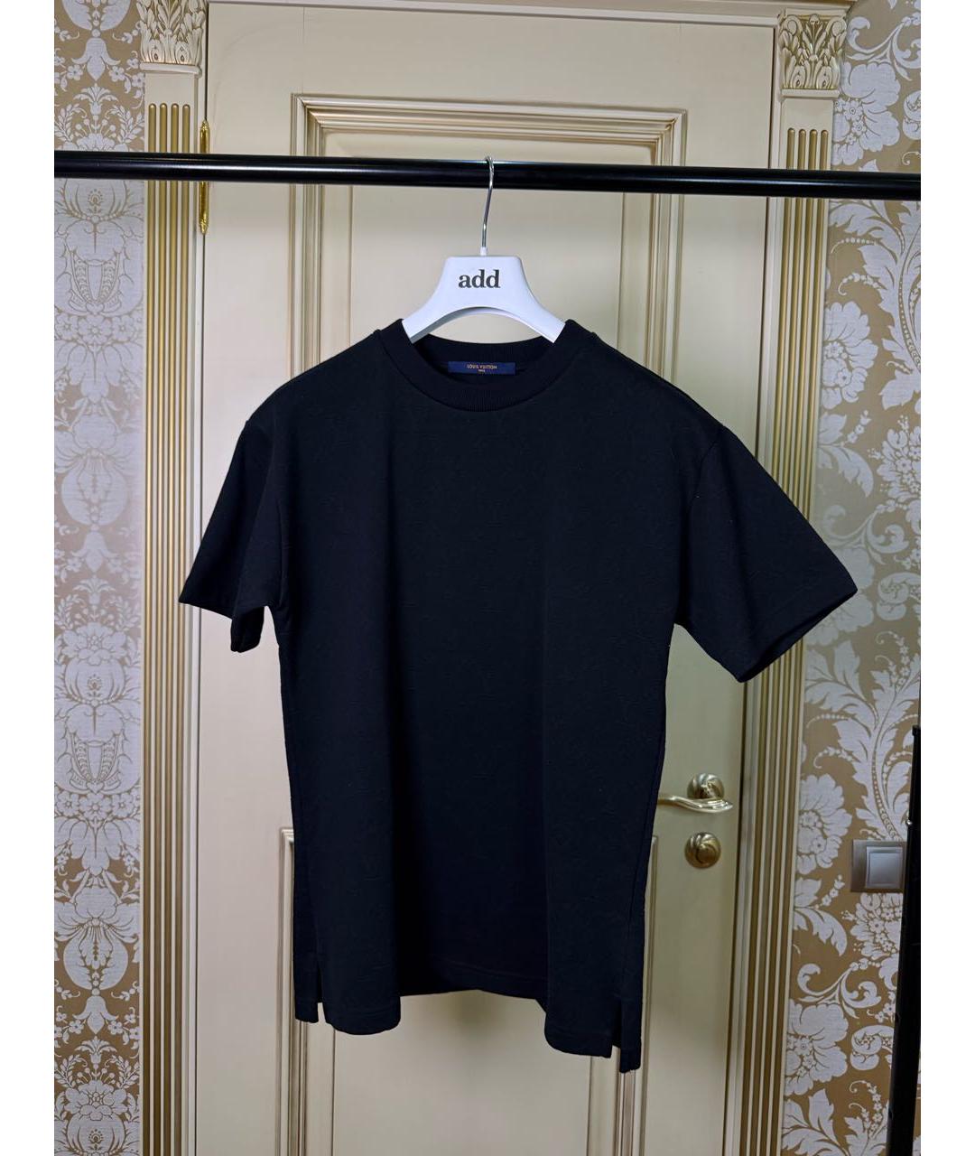 LOUIS VUITTON Черная футболка, фото 6