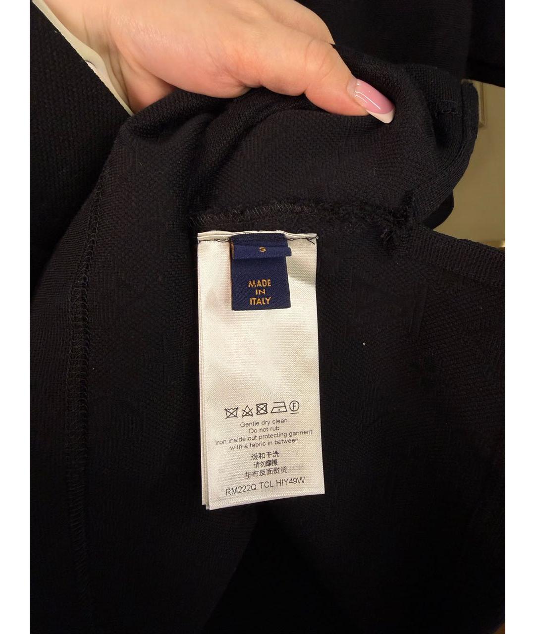 LOUIS VUITTON Черная футболка, фото 5