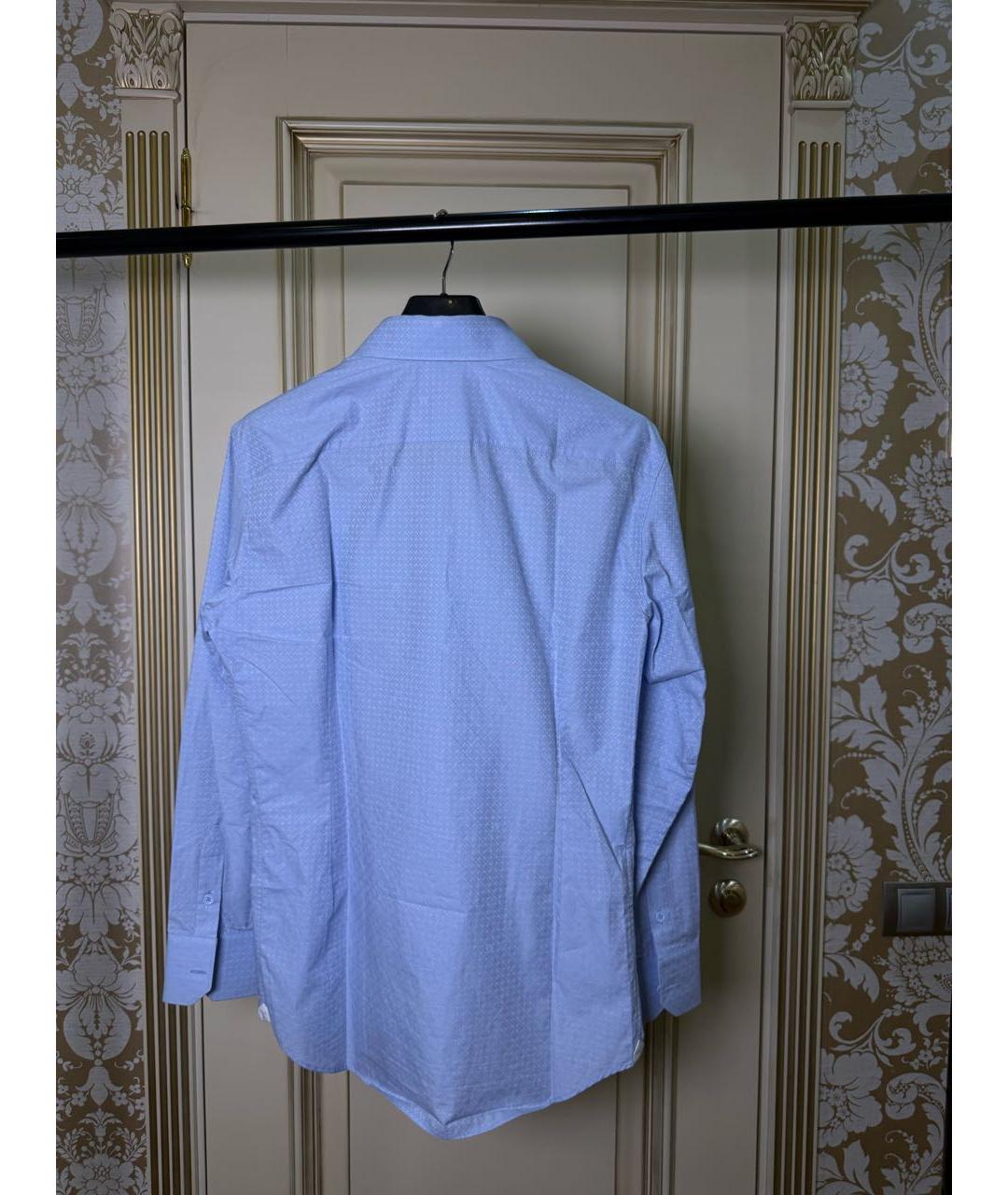 LOUIS VUITTON Голубая классическая рубашка, фото 2