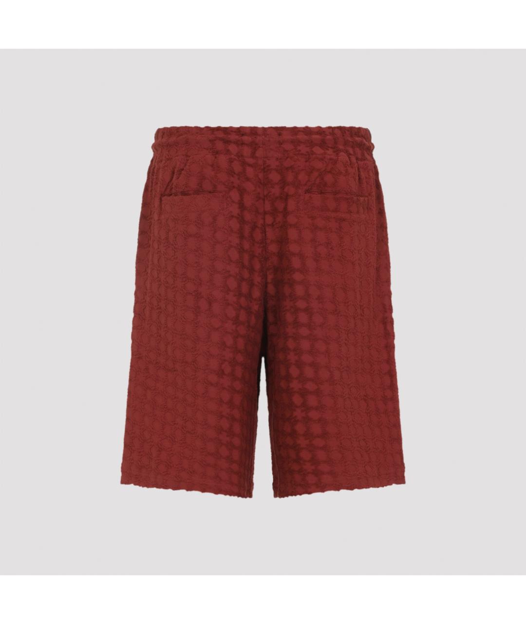 AMIRI Красные хлопковые шорты, фото 3