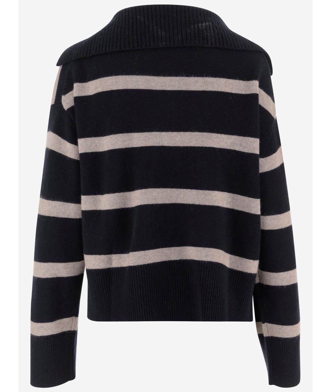 ALLUDE Черный шерстяной джемпер / свитер, фото 2