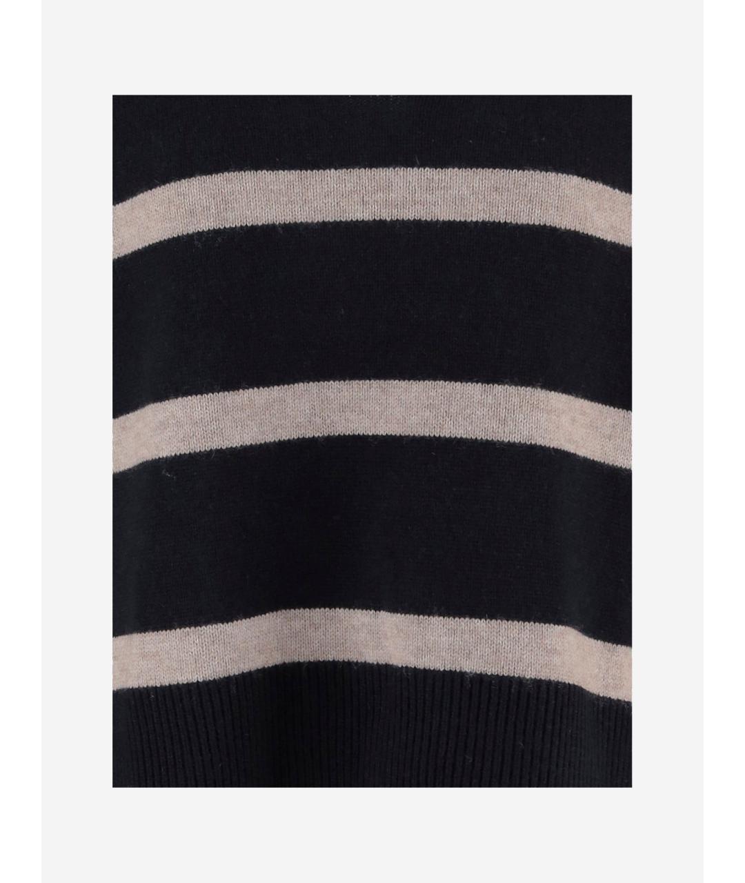 ALLUDE Черный шерстяной джемпер / свитер, фото 3