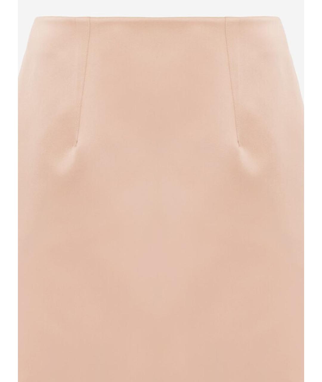 CHLOE Розовая полиэстеровая юбка мини, фото 3