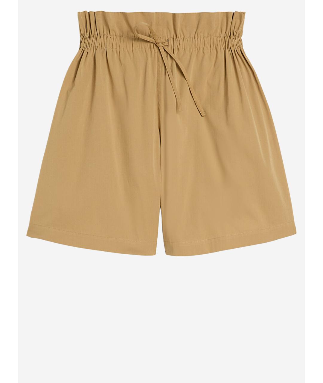 JIL SANDER Бежевые хлопковые прямые брюки, фото 2